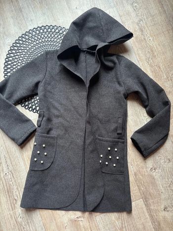 Veste gilet gris perle