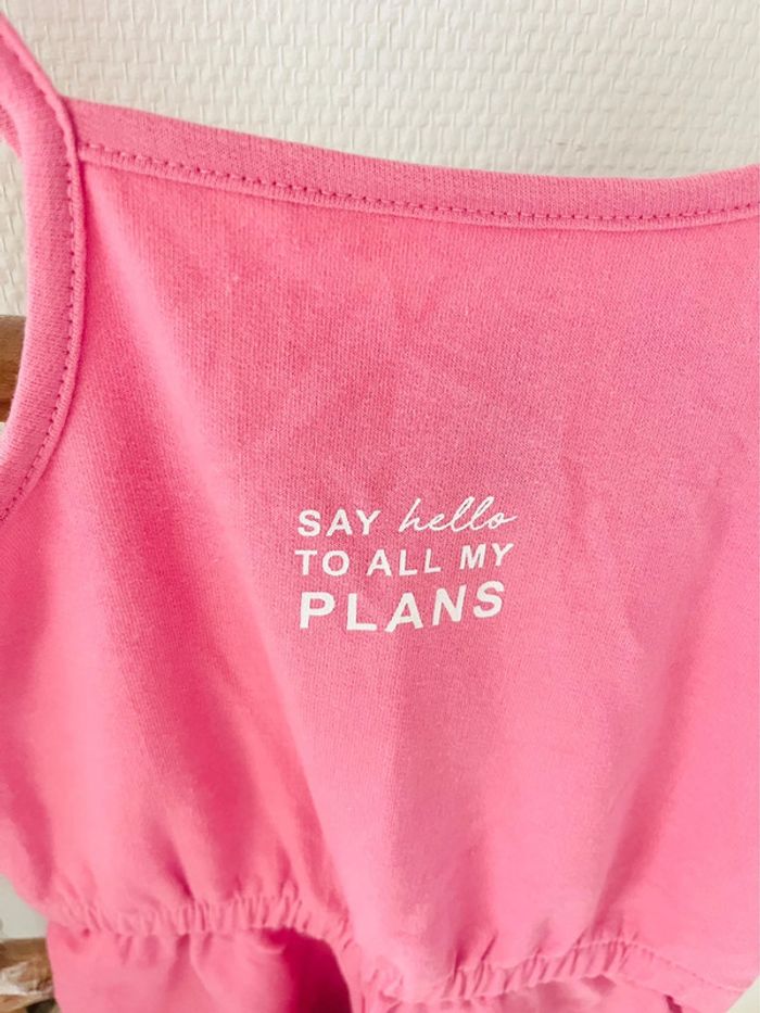 Combi Short rose Lefties 5/6 ans - photo numéro 3