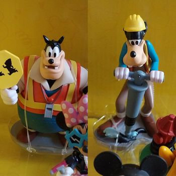 Figurines Dingo Pat Hibulaire Agents de Circulation Disney Mickey et ses Amis