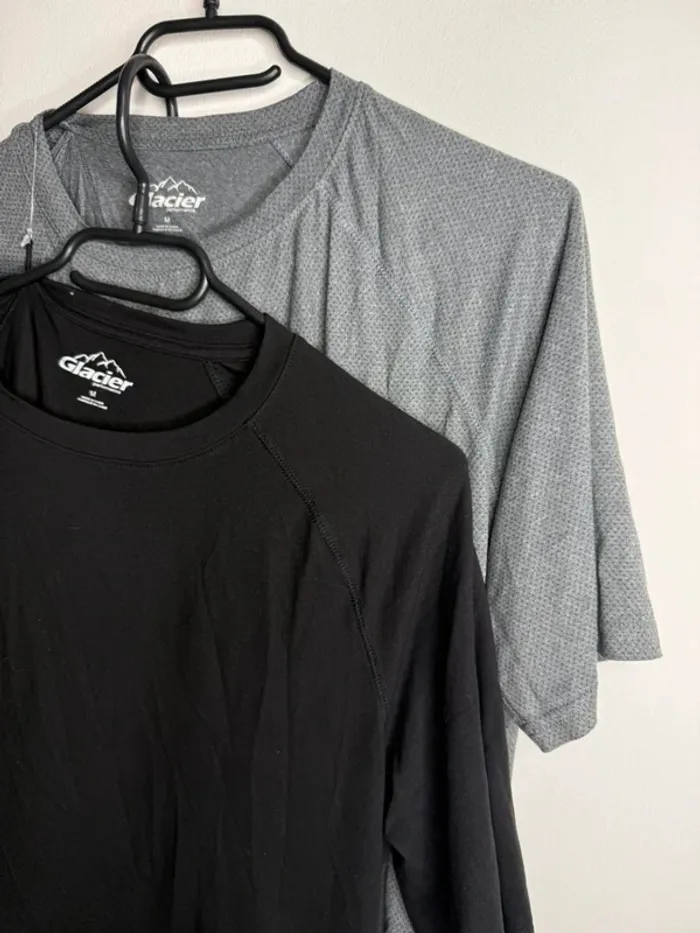 🖤 Lots teeshirt Glacier / noir - gris T/M 🖤 - photo numéro 2