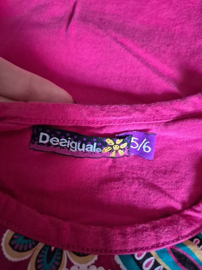 T-shirt Desigual T 5/6ans - photo numéro 3