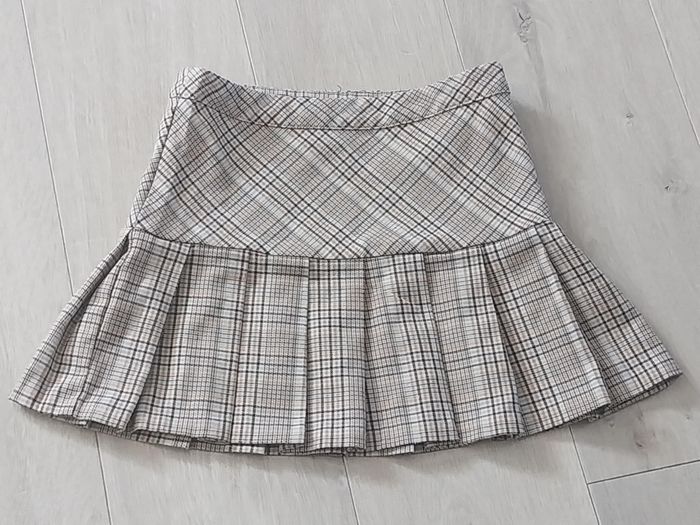 Jupe plissée écossaise 9-10 ans