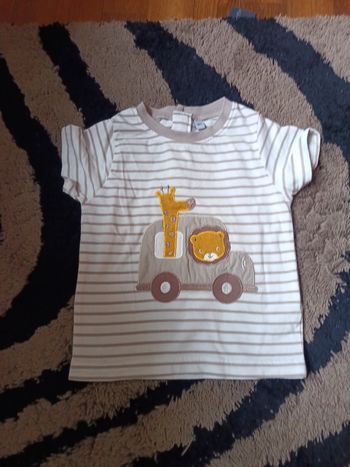 Tee-shirt garçon a motif 