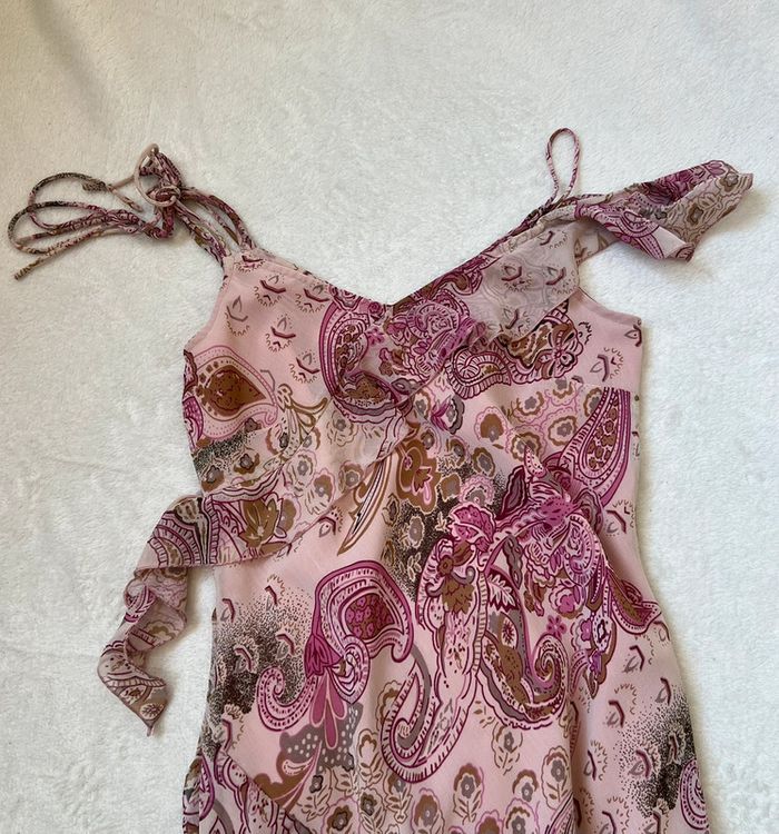 Sublime robe féerique asymétrique volants Coquette Fairycore vintage y2k - Taille S - photo numéro 7