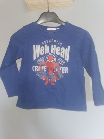 Haut ml spiderman 4 ans marvel
