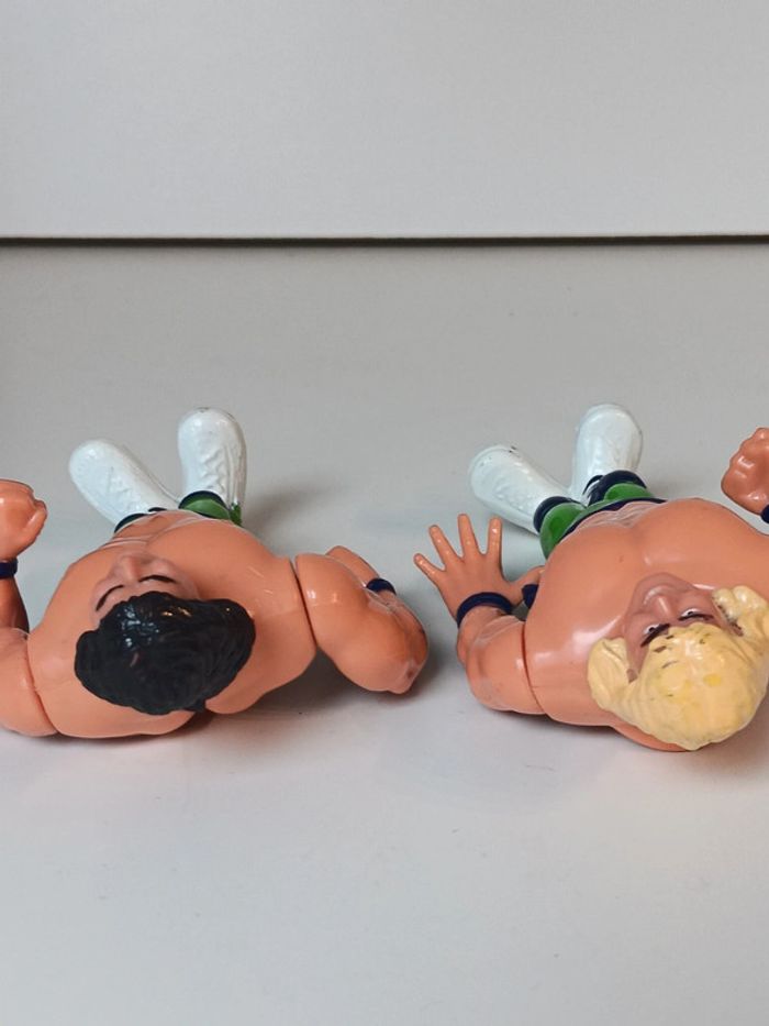 Lot figurines WWF vintage 1991 Marty Jannetty Shawn michaels les Rockers Vintage Hasbro - photo numéro 5
