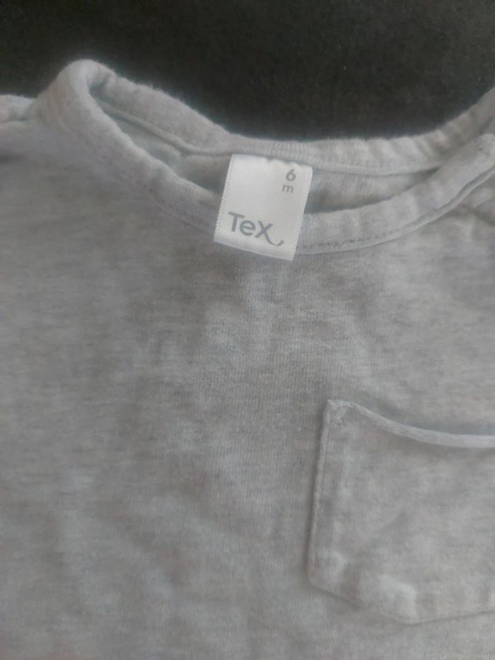 T shirt gris - photo numéro 3