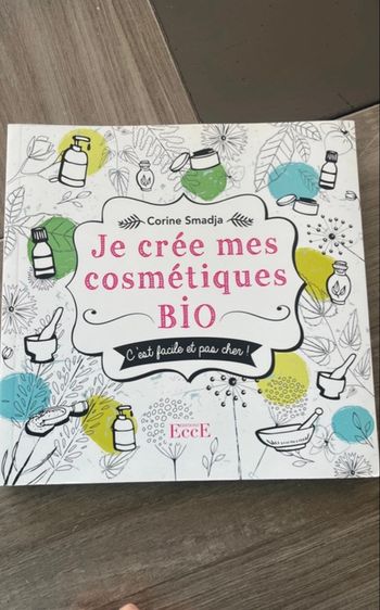 Livre je crée mes cosmétiques BIO