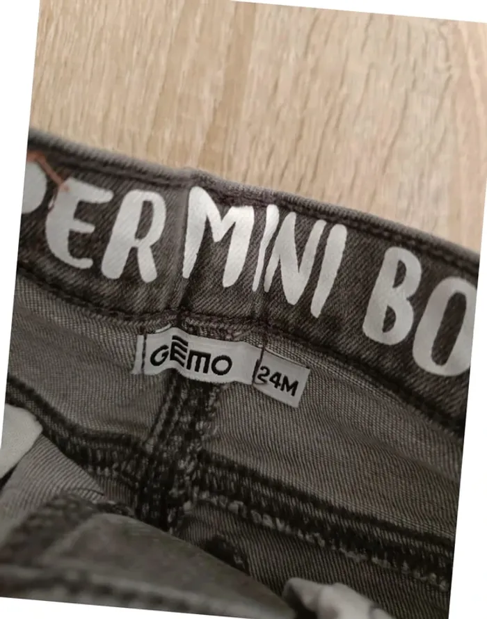 Lot de 3 jeans Taille 24 mois marque Gémo - photo numéro 6