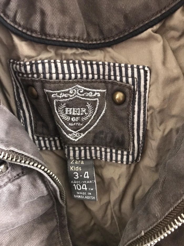 Veste aviateur 3/4 ans Zara - photo numéro 3