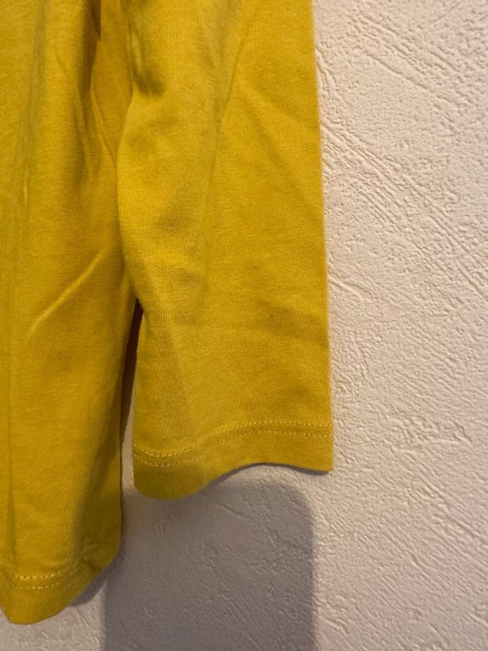 T-shirt jaune en coton manches longues imprimée garçon 6 ans Sergent major - photo numéro 4