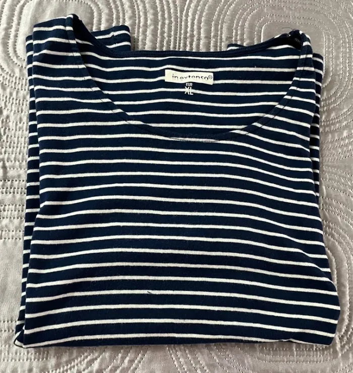 T-shirt rayé XL femme - photo numéro 4