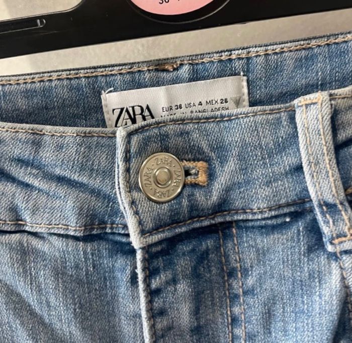 Jean Zara bleu taille 36 - photo numéro 3