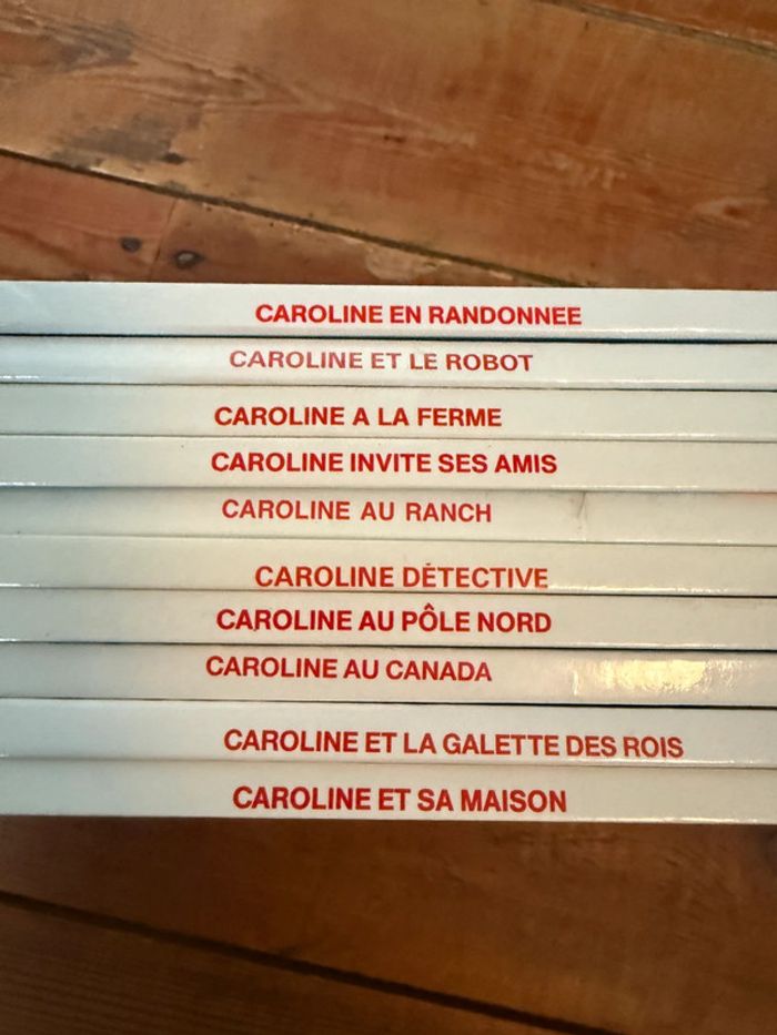 BE - Hachette Jeunesse Lot de 10 livres Caroline bd albums Pierre Probst - photo numéro 5