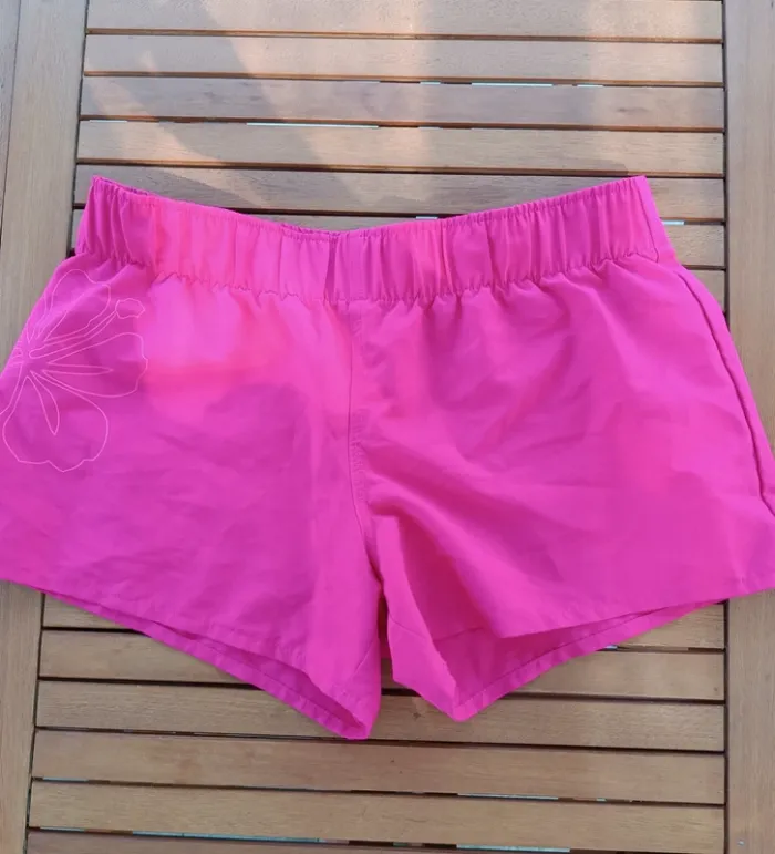 Short de bain rose  femme taille 42