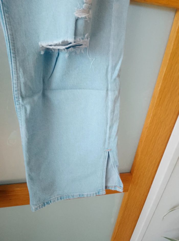 Pantalon Jean wide leg - Fille 10 ans - photo numéro 4