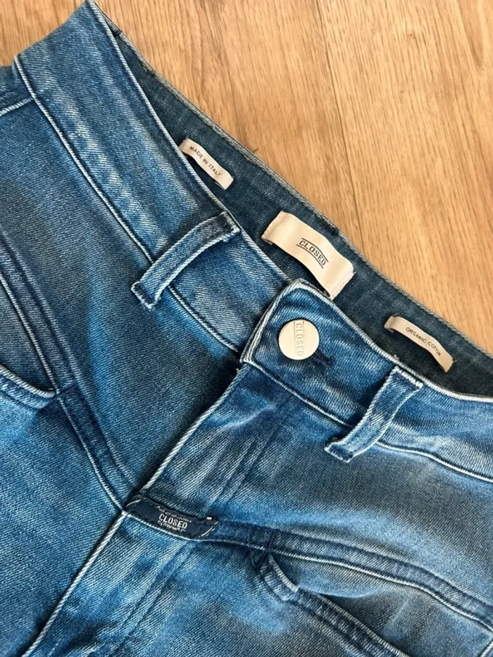 Closed jeans neuf relaxed jeans pedal pusher taille 27 × 32 - photo numéro 5