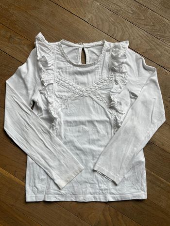 Blouse blanche Cyrillus 10 ans