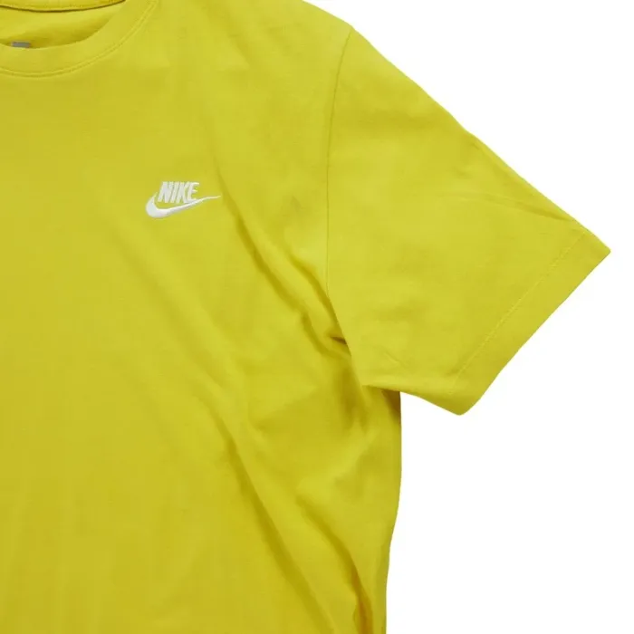 Nike T-shirt manches courtes Homme Taille M Jaune #Qwe1407 - photo numéro 3