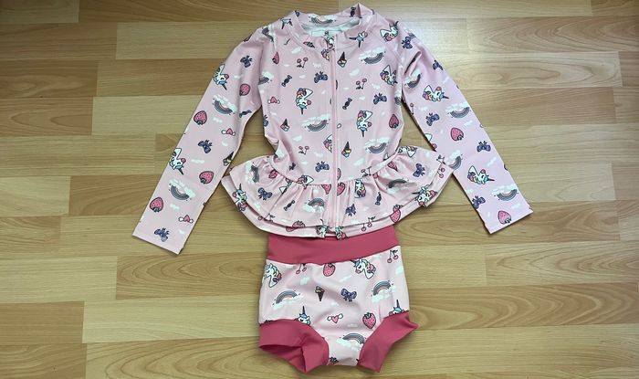 maillot de bain anti uv 12/24 mois