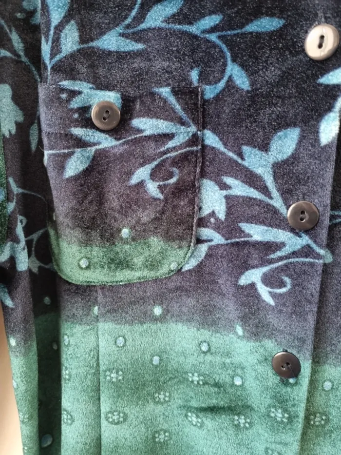 Chemise dégradé bleu vert Année '70 - photo numéro 20