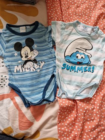Lot de 2 body manche courte 3 mois
