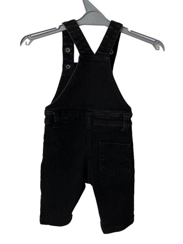 Salopette en jean noir stretch - Z Grain de blé 3 mois (59cm) - photo numéro 5