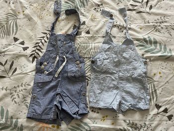 Lot salopettes légères 1 mois