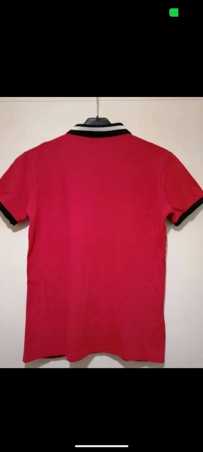 Polo Armand Thiery rouge et noir. Taille S - photo numéro 9