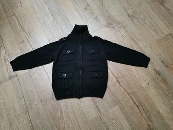 Gilet zippé noir