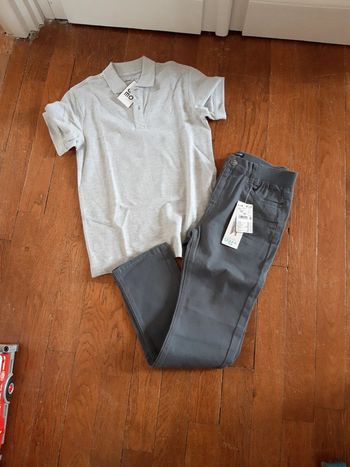 Polo 10ans + pantalon 10ans+ neufs
