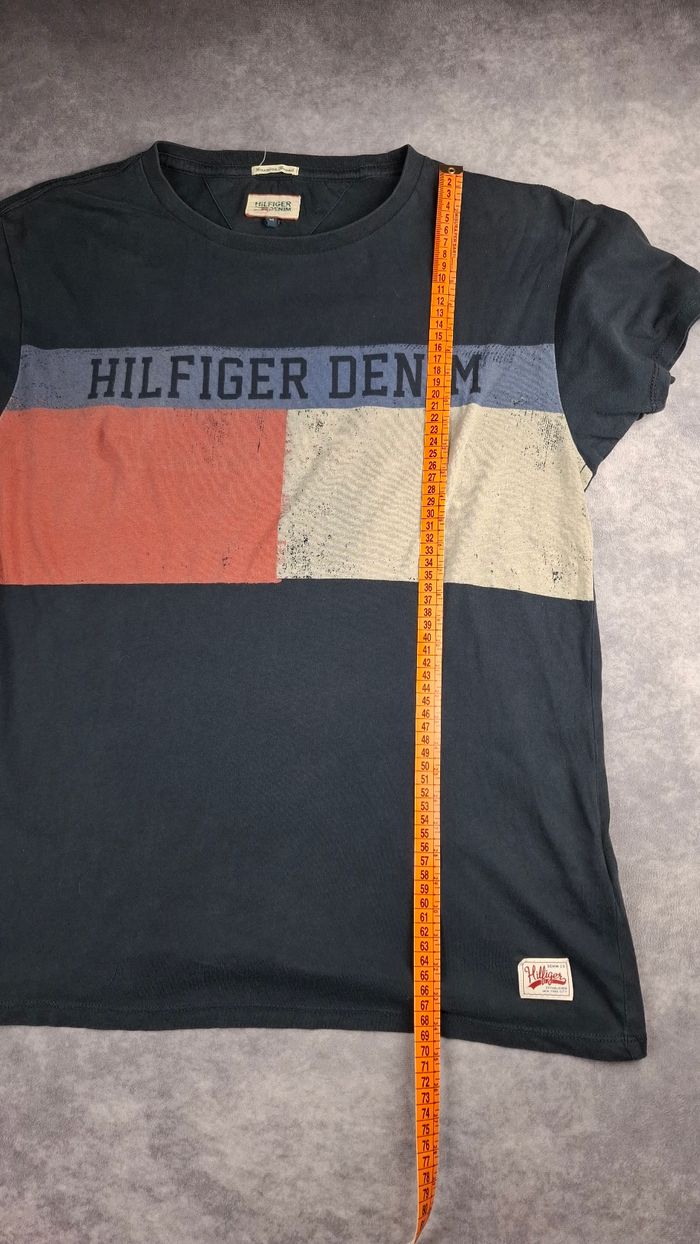 T-shirt Hilfiger Denim - Logo Vintage Flag - Taille M - photo numéro 9