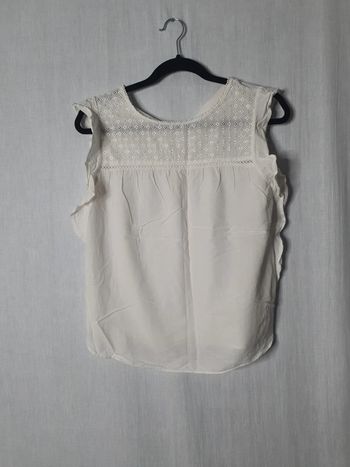 Blouse blanche en coton