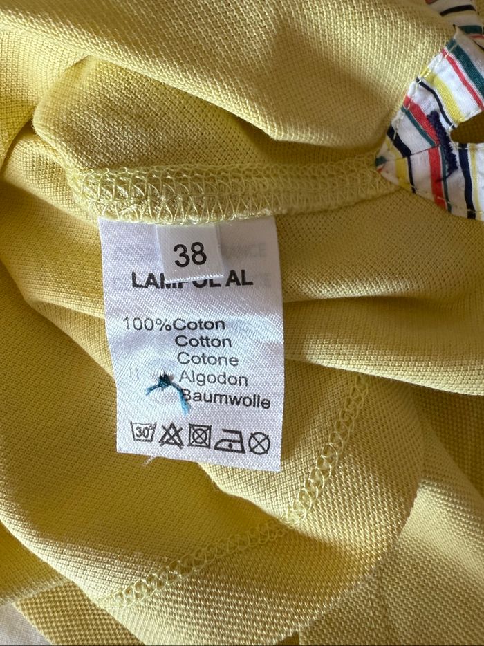 Neuf Polo jaune TBS - Taille 38 - photo numéro 7