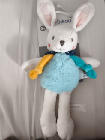 Doudou lapin ptit bisou 