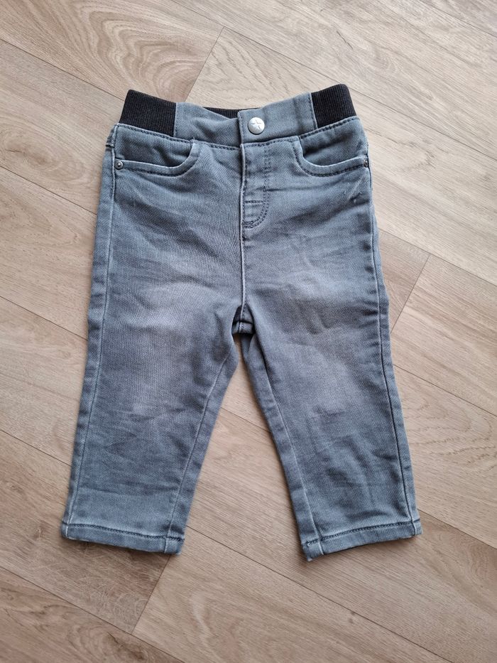Jean gris bébé 6 mois