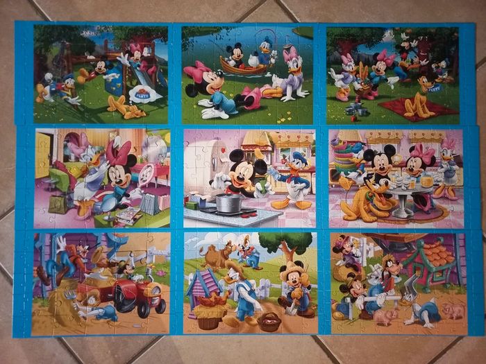 Boîte de 9 puzzles