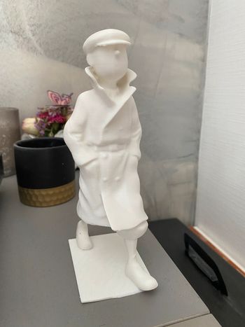 Personnage tintin impression 3 D