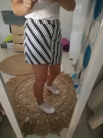 Jupe zara rayée