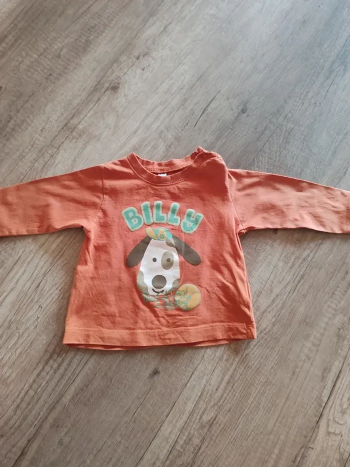 Tee shirt manches longues 12 mois