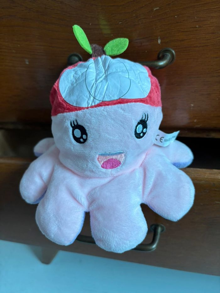 Peluche réversible méduse pieuvre - photo numéro 3