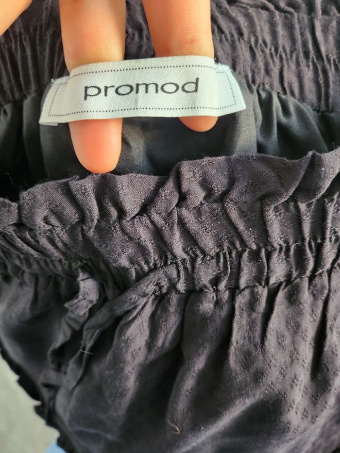 Jupe noire volants patineuse Promod - photo numéro 3