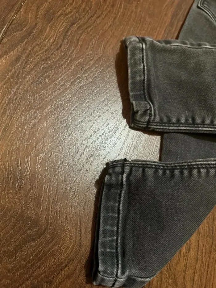 Jean garcon en coton gris  effet usé taille élastiquee absorba 3 ans - photo numéro 10