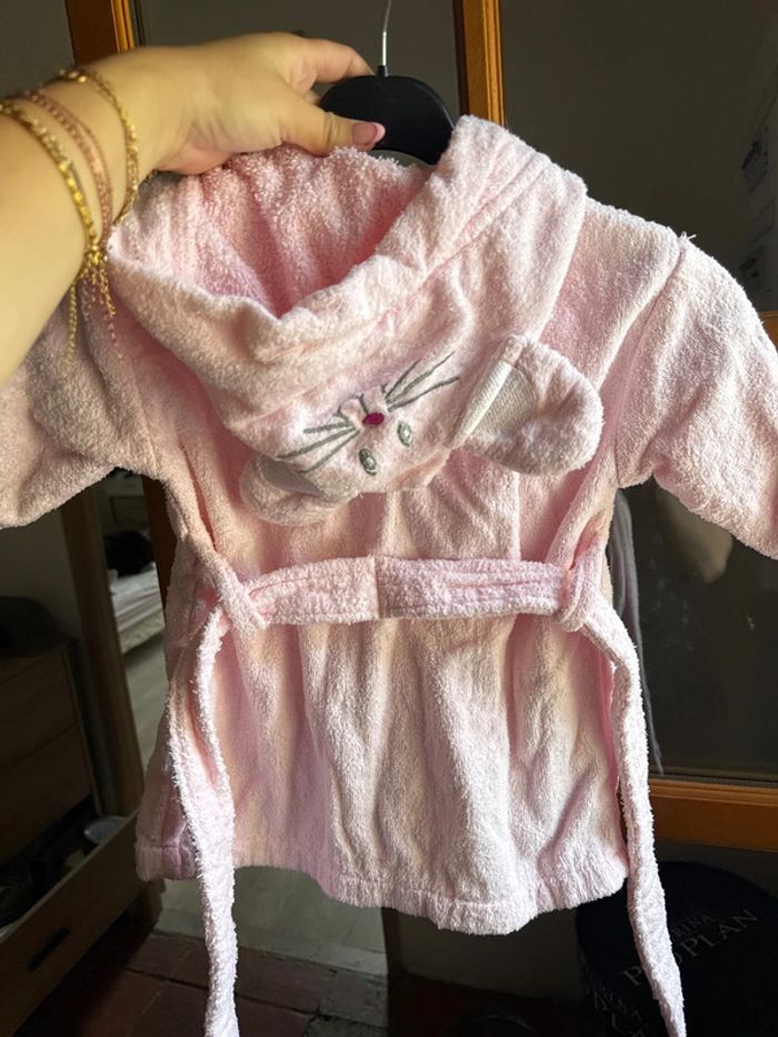Peignoir enfant rose - photo numéro 5