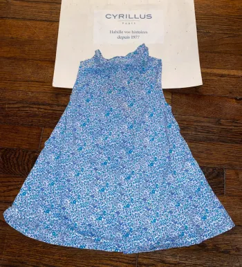 robe liberty Cyrillus 9 mois