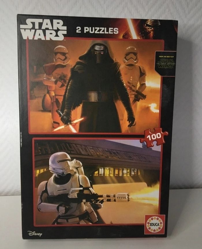 2 puzzles 100 pièces Star Wars