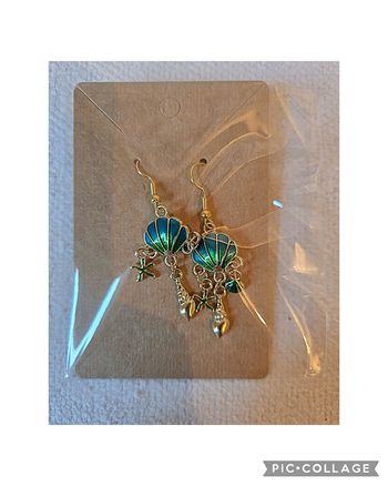 Boucles d'oreilles en alliage de zinc