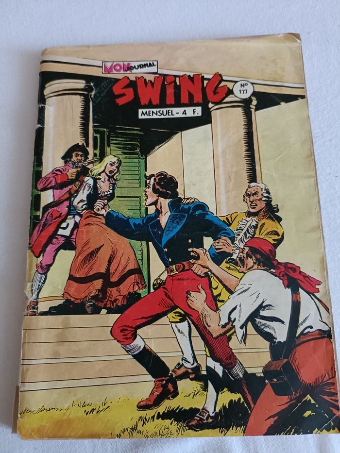 4 mensuels BD vintage Swing - Mystère de l'ouest - Kit Carson - Feu - photo numéro 2