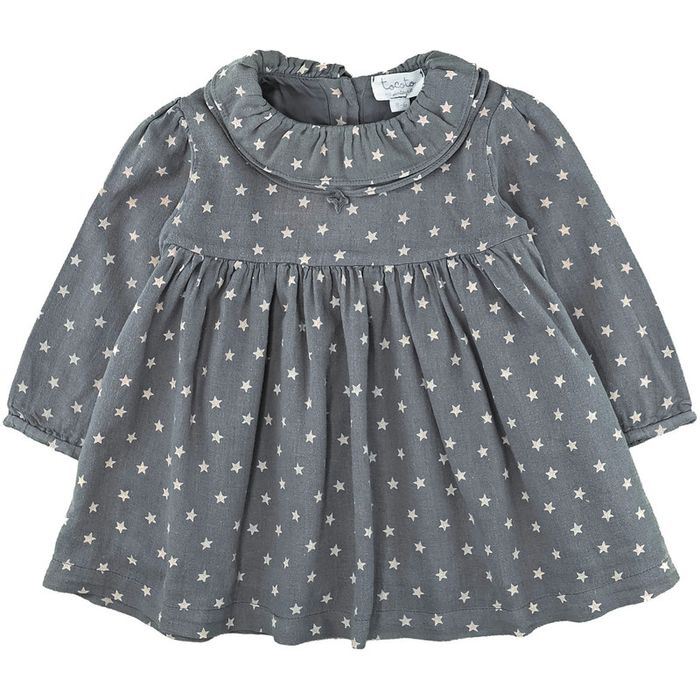 Tocoto vintage Robe à manches longues 3-6 mois en coton