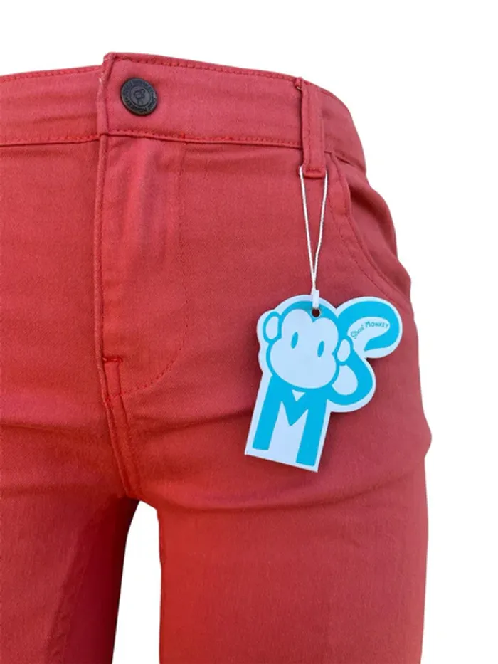 Jean Street Monkey terracotta fille Taille 12 ans neuf - photo numéro 3